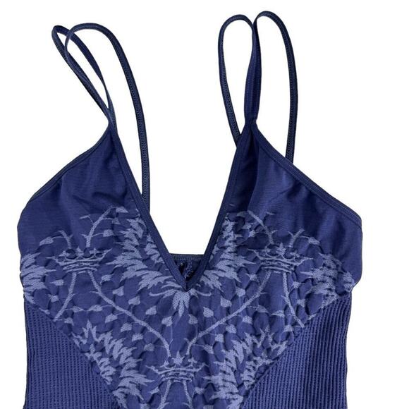 Intimately Free People Mercury Seamless Cami Top Ribbed Blue Purple Size XS/S - Picture 3 of 14